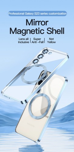 Magnetic Clear Case MagSafe Shockproof PhoneCover For Samsung S25 Ultra S24 Plus - Picture 3 of 18