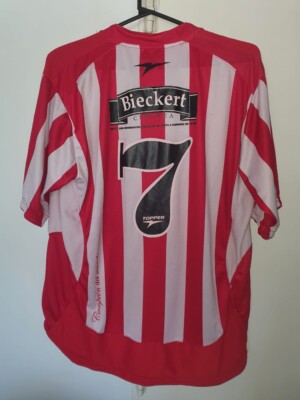 ESTUDIANTES LA PLATA ARGENTINA TOPPER HOME MATCHWORN SHIRT 2007 #7