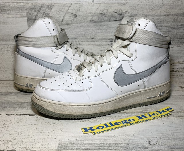 nike air force 1 high reflective silver