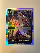 2016 Donruss Stat Line Career Dodgers Baseball Card #90 Adrian Gonzalez /290