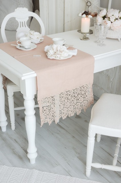 Tischlaufer Table Runner Laufer Tischdecke Shabby Chic Vintage Landhaus Gunstig Kaufen Ebay