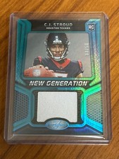CJ Stroud 2023 Panini Certified - New Generation Jerseys Mirror Teal 33/50 