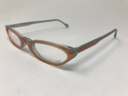 DS Specs Shimmy Eyeglasses France C.20 46-21-138 Light Brown/Green SA98