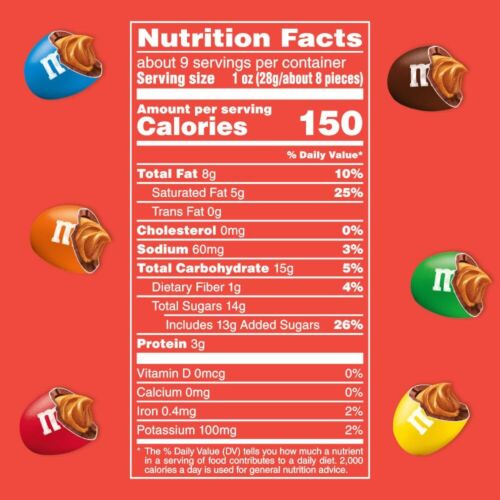 M&M'S Mega Erdnussbutter Milch Schokolade Ostern Korb Füller Ostern Süßigkeiten Sh... - Bild 7 von 7