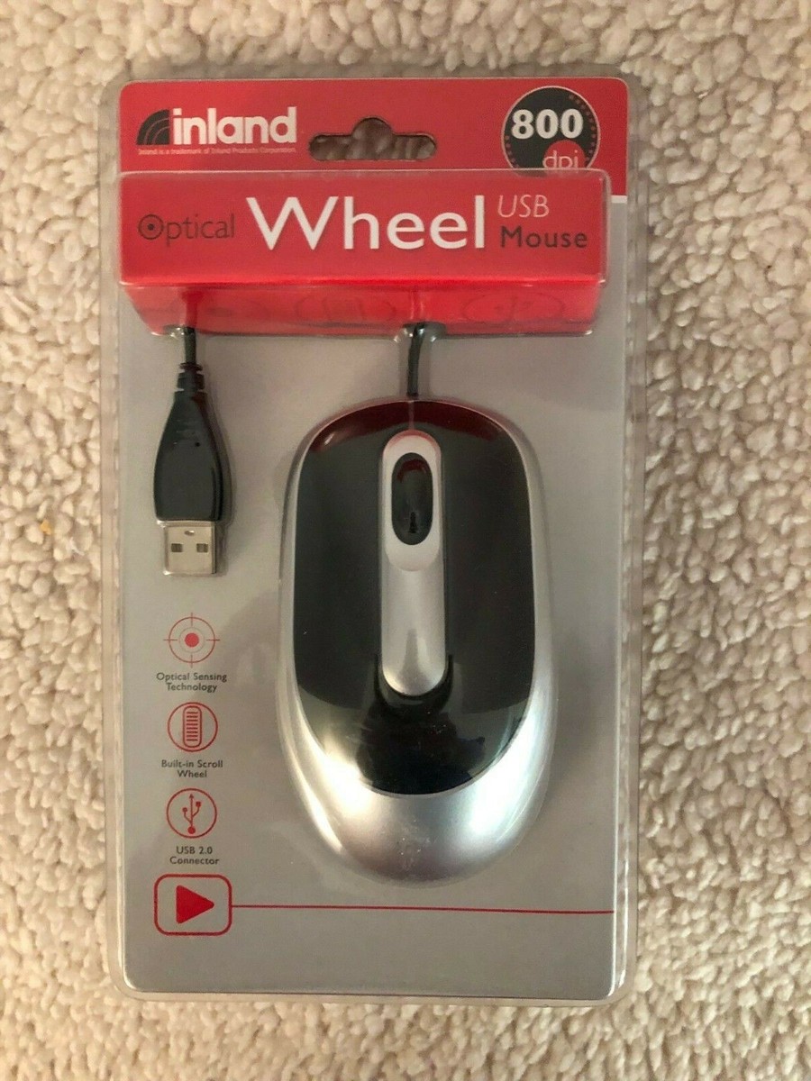 inland Optical USB Mouse 本体 Inland Optical Wheel USB Mouse - NEW FACTORY SEALED A3 | eBay
