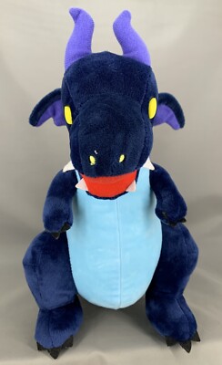 Amuse Darkness Dragon Big Plush Navy Blue 13.5