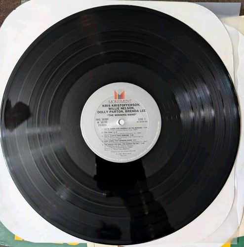 KRIS, WILLIE, DOLLY & BRENDA The Winning Hand 1982 2xLP JWG38389 - Picture 6 of 13