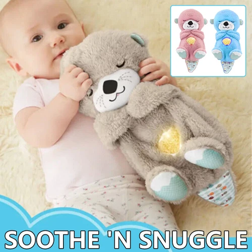 Bear Breathing Musical Soothing Dolls Sleep Toys Anxiety Relief Plush Toys Gifts - Picture 13 of 92