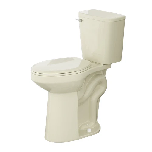 21" Tall Two Piece Toilet Extra High Toilet Elongated Bowl for Senior 1.28 GPF