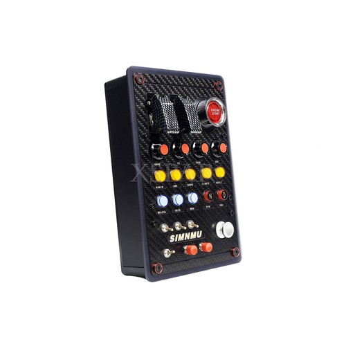 SIMNMU Button Box SIM Racing Control Box with RGB Light Effects for ...
