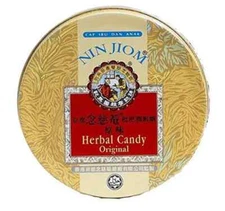 Nin Jiom - Herbal Candy - Original Flavor Pei Pa Kor  - Tin (60 Gram)
