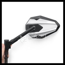 Specchietti 4RIZZ bianchi e neri regolabili adatti a moto personalizzate Harley V-Rod