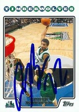 Corey Brewer autographed Basketball Card 2008 Topps #129 Rookie Season