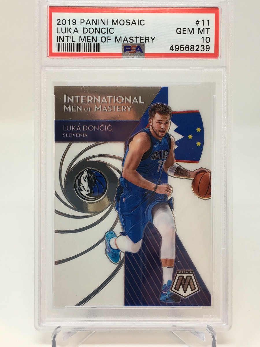 2019 Panini Mosaic #11 Luka Doncic International Men of