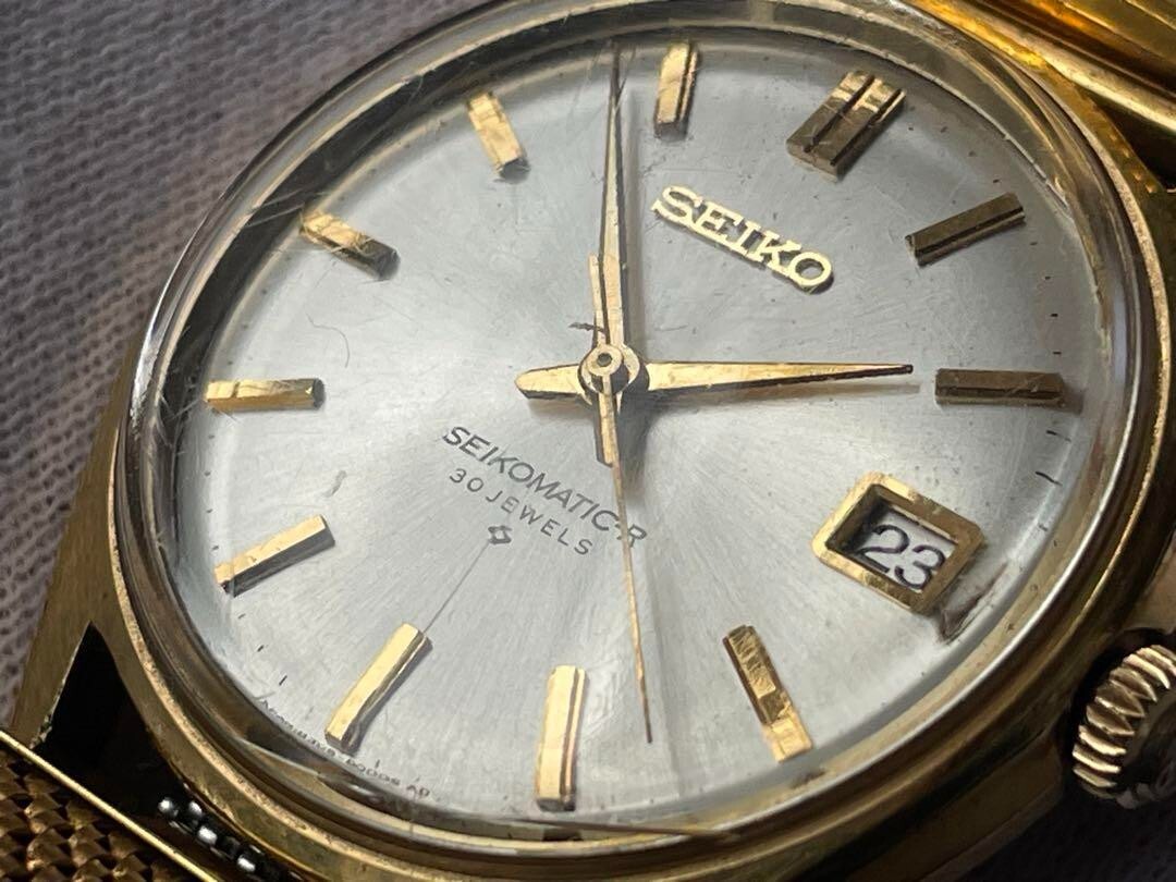 SEIKO-R AUTOMATIC 30 JEWELS 8305-8010メンズ Seiko SEIKOMATIC-R Automatic 30 Jewels Men's Watch 8305-8010