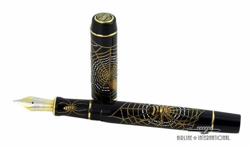 Pluma estilográfica Parker Duofold Maki-e edición limitada Kumo (araña) #04/60 - Imagen 5 de 8
