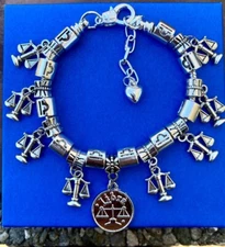 Women Bracelet Libra Zodiac Charm Bracelet Christmas Gift for Her Birthday Gift