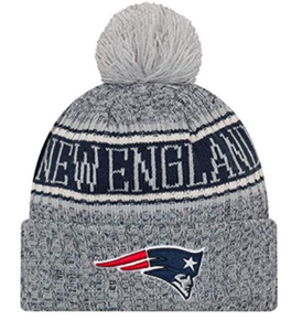 Nfl New England Patriots Sport Knit Beanie Hat With Pom One Size Warm Winter Ebay