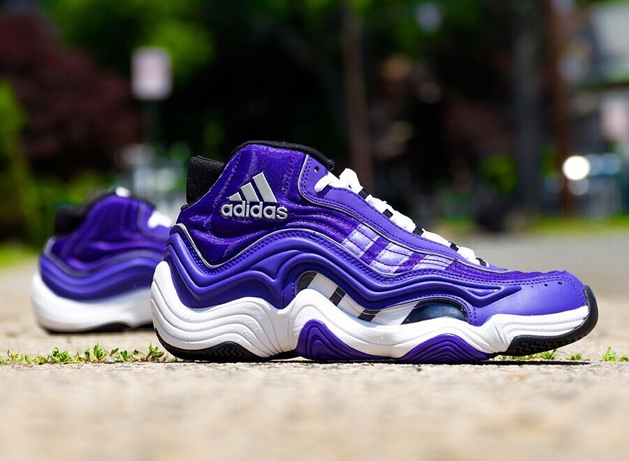 Adidas Crazy 2 Kobe Bryant LA Lakers Purple White Black 9.5 Adidas Crazy 2 Kobe Bryant LA Lakers Purple White Black 9.5