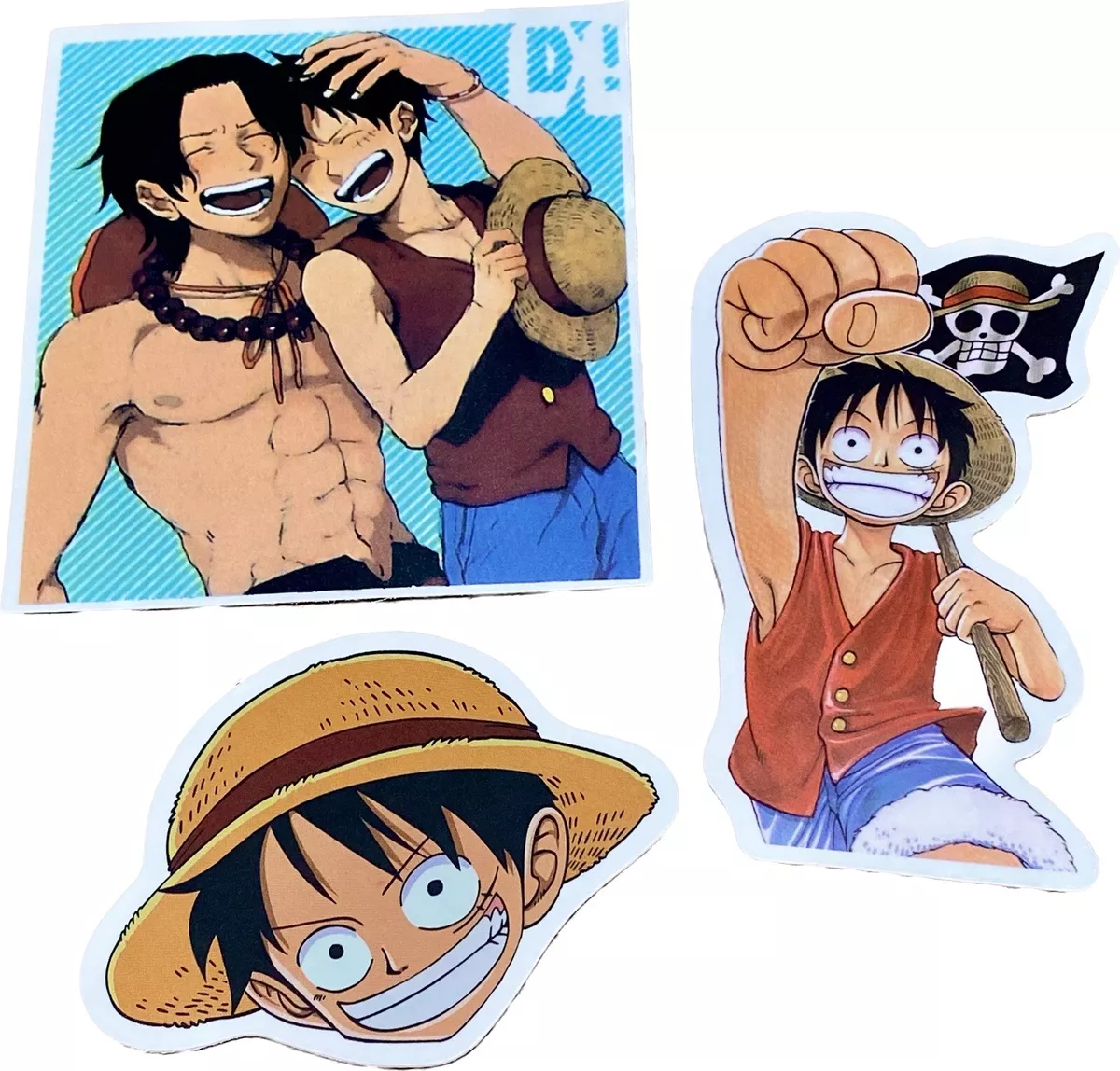 Anime One Piece Notebook Stickers, One Piece Computer Stickers