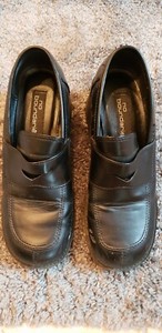 chunky penny loafers