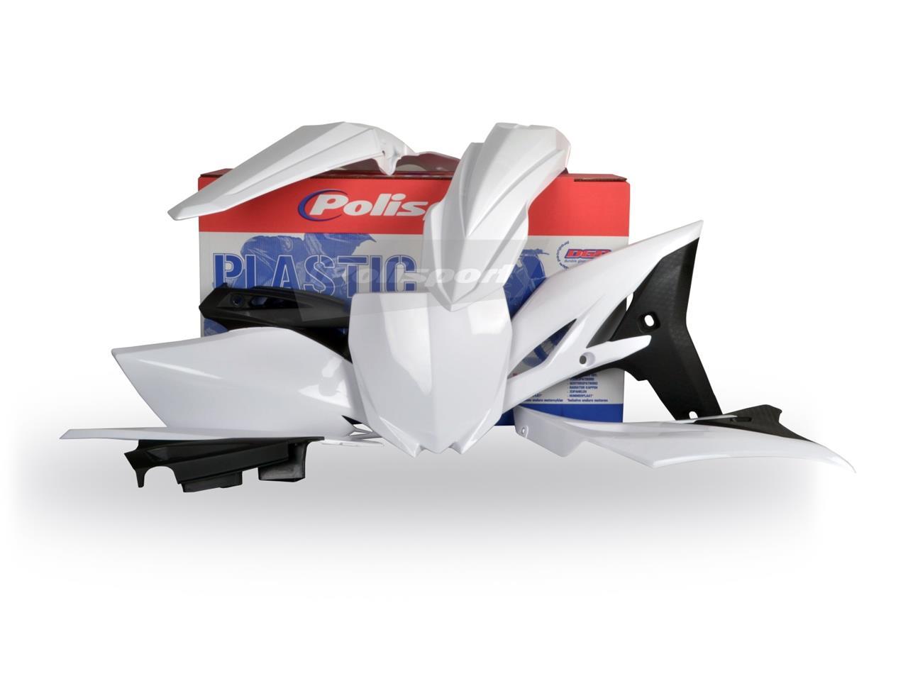 Plastiques Polisport Yamaha WR 250 F blanc carénage premium haute résistance injecté