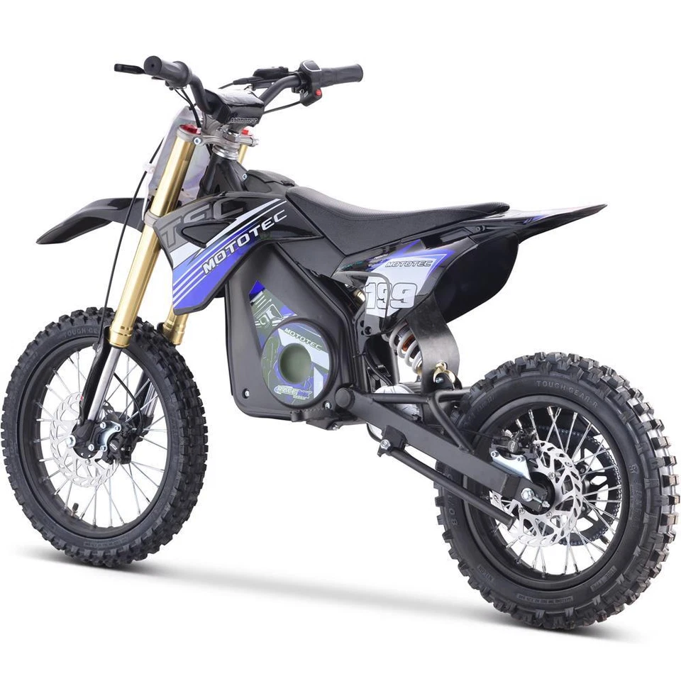 MotoTec 48v 1800w Pro Electric Dirt Bike Lithium Kids Off Road Driveway - Imagem 2 de 4