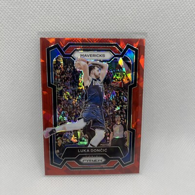 ドンチッチ Luka Doncic Red Cracked Ice PSA 10 2022 Panini Prizm 196 Luka Doncic Red Cracked Ice PSA 10