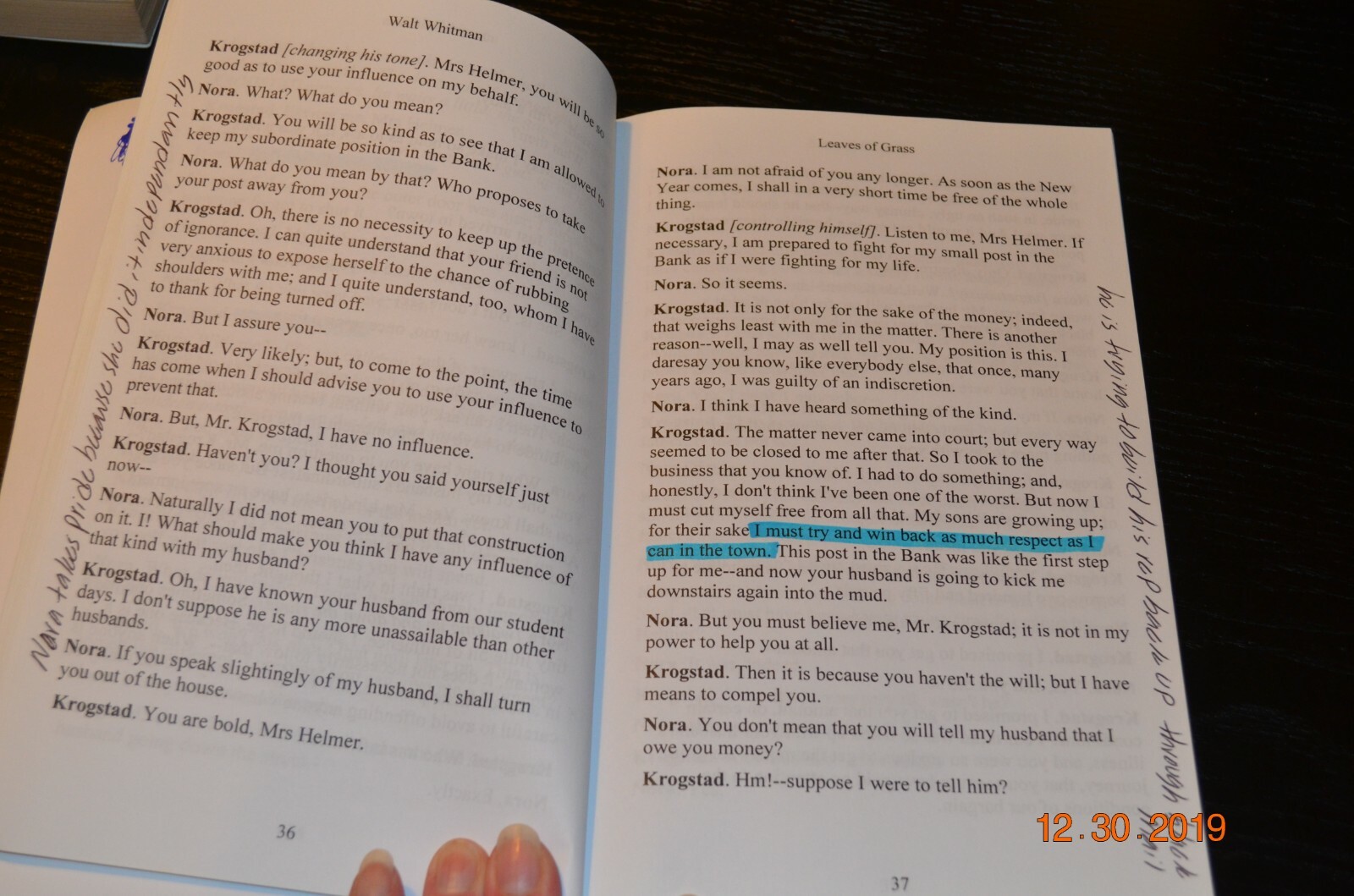 A DOLL'S HOUSE BY HENRIK IBSEN - ANNOTATED | eBay