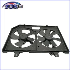 New Dual Radiator Cooling Fan with Shroud Assembly for Nissan X-Trail 04-13 2.5L