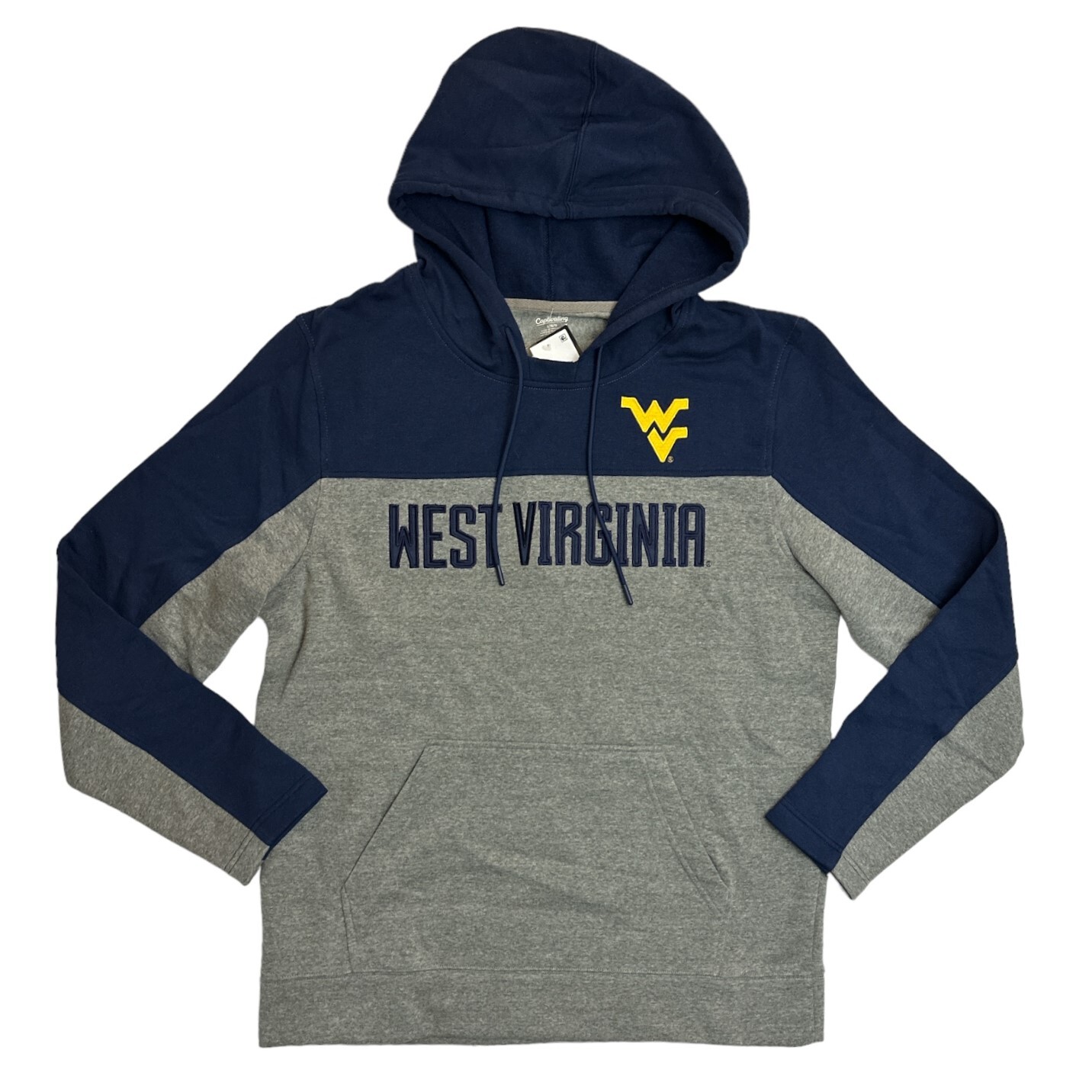 Очаровательная мужская толстовка с графической вышивкой NCAA на флисовой подкладке