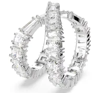 Swarovski - Hyperbola ring - Infinity, White, Silver-tone finish - Size: 55