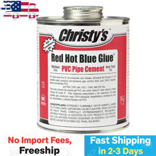 Christy's 8 fl. oz. Red Hot Blue Glue PVC Pipe Cement