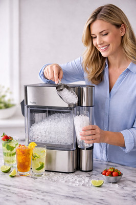 GE Profile Opal 2.0 Nugget Ice Maker Countertop Stainless Steel w/ Side Tank