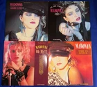 LOT-(4) VTG Madonna Early Years 12" RECORD VINYL On Street/Cosmic Climb/Time/Oh