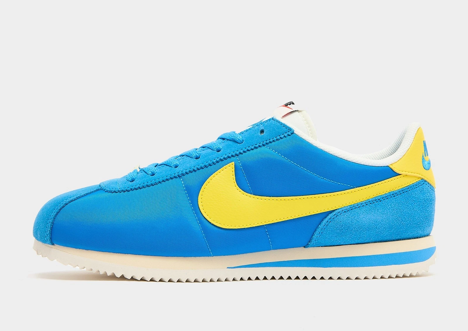 Nike Classic Cortez Textile ® ( Men Sizes: UK 7 - 11 ) Photo Blue / Yellow