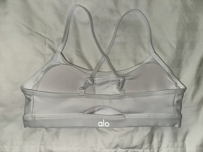 ALO Airlift Intrigue Bra White Size Small | eBay