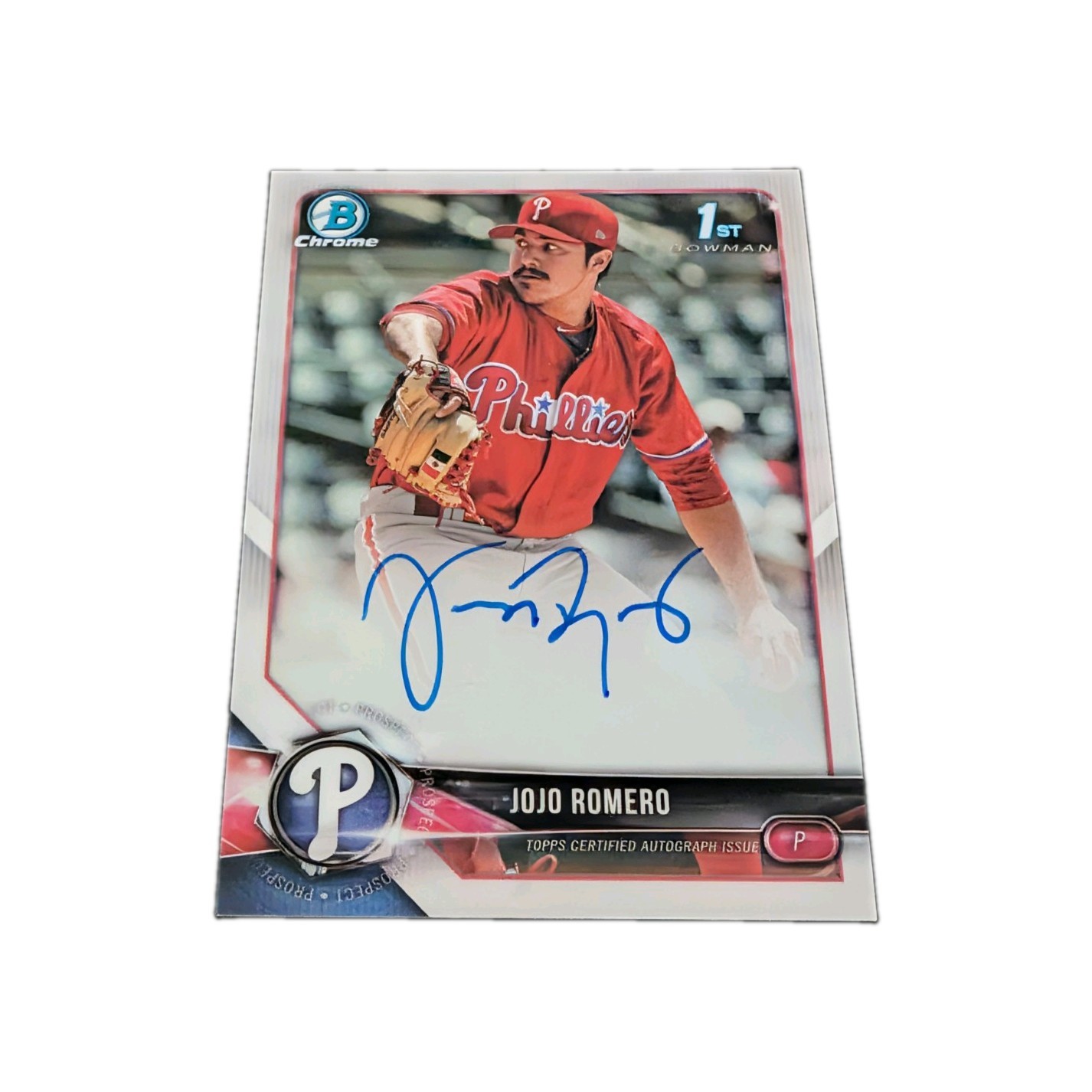 Jojo Romero 2018 Bowman Chrome Auto 1st Phillies
