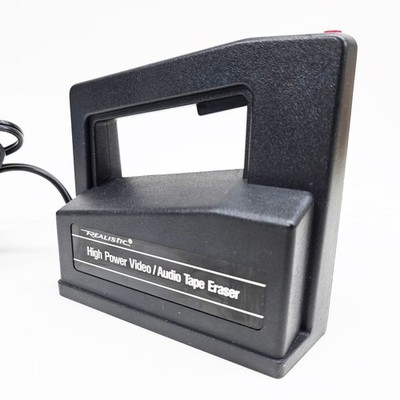 Realistic High-Power Video/Audio Tape Eraser Cat. No. 44-233A 120V 60 Hz AC