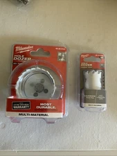 Milwaukee Hole Dozer LOT OF 2  2-1/8in 0127 and 1in 0707 Carbide Tooth Hole Saws