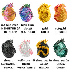 3D Drache im Ei – 36 cm Sammlerfigur mit 12 cm Ei | Fantasy Statue