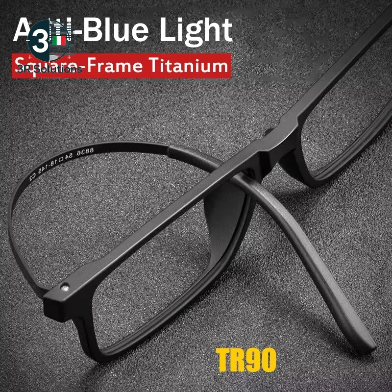Nuovi Occhiali Da Lettura in Titanio Puro Uomo Donna TR90 Anti-Blu Ray Occhiali - Imagen 2 de 4