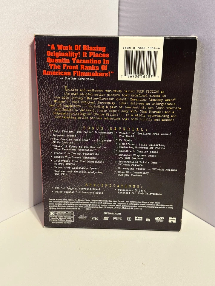 Pulp Fiction Collector's Edition DVD Tarantino - Image 3 of 3