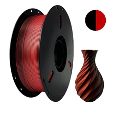 1KG Keleidi Silk Dual Color PLA 1.75mm | Red Black | New Box Opened