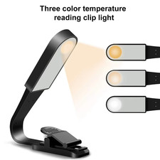 Foldable Mini Book Light Eye Protection Light Clip-on 360° Flip Study Lamp Recha