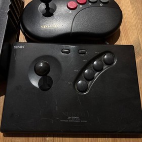 SNK Neo Geo CD Top Loader Console 2 Controllers For Parts Japan A0740