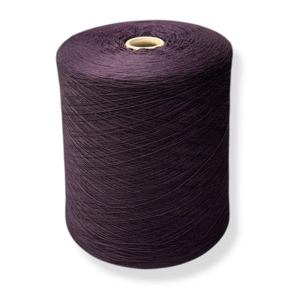 WOLLE HALLE (56,93€/kg) MERINOS AUBERGINE 200gr. Schurwolle Merino / Polyamid NM 28/2