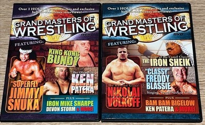 Grand Masters of Wrestling Vol 1 & 2 DVD Lot Legends Lou Thesz Kowalski