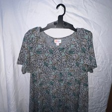 NWOT Lularoe Disney Shirt Dress Womens M King Triton Little Mermaid Grey Pocket