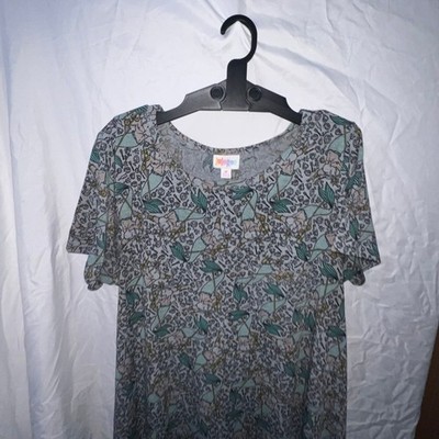 NWOT Lularoe Disney Shirt Dress Womens M King Triton Little Mermaid Grey Pocket